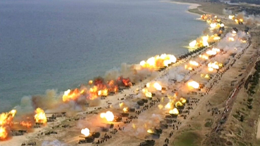 north korean artillery shells